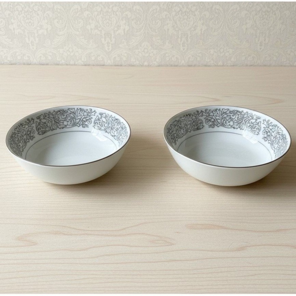 Brookwood Porcelain "Santiago" Berry Bowls, Set of 2, Replacement Tableware